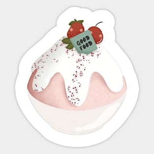 Cute ice cream Sticker